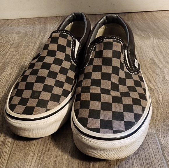 Vans Classic Slip Ons Checkerboard Sneakers - Picture 3 of 3